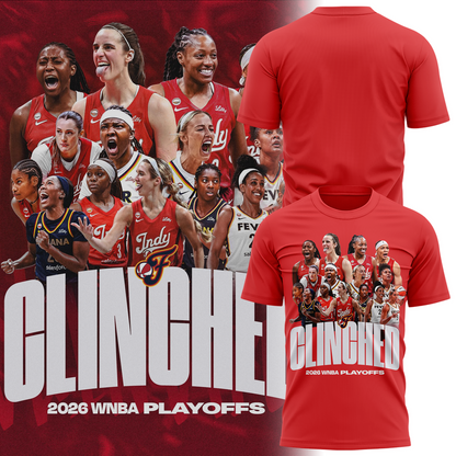 02.Indiana Fever PLAYOFFS 2026 T-shirt