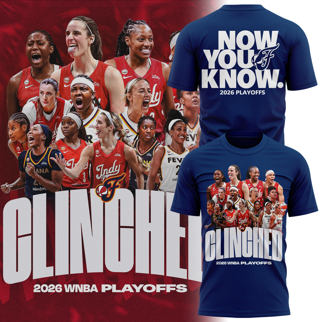 03.Indiana Fever PLAYOFFS 2026 T-shirt