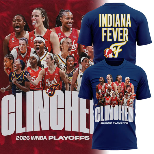 04.Indiana Fever PLAYOFFS 2026 T-shirt