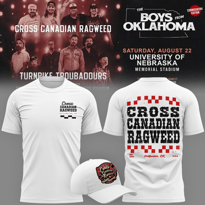 Cross Canadian Ragweed x Nebraska 2026 T-shirt