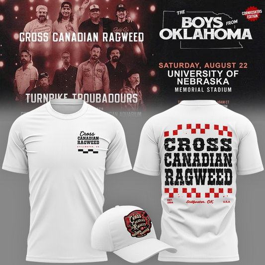 Cross Canadian Ragweed x Nebraska 2026 T-shirt