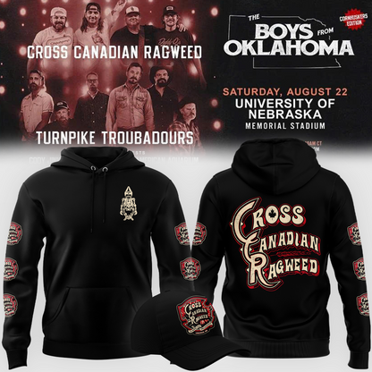 Cross Canadian Ragweed x Nebraska 2026 HOODIE