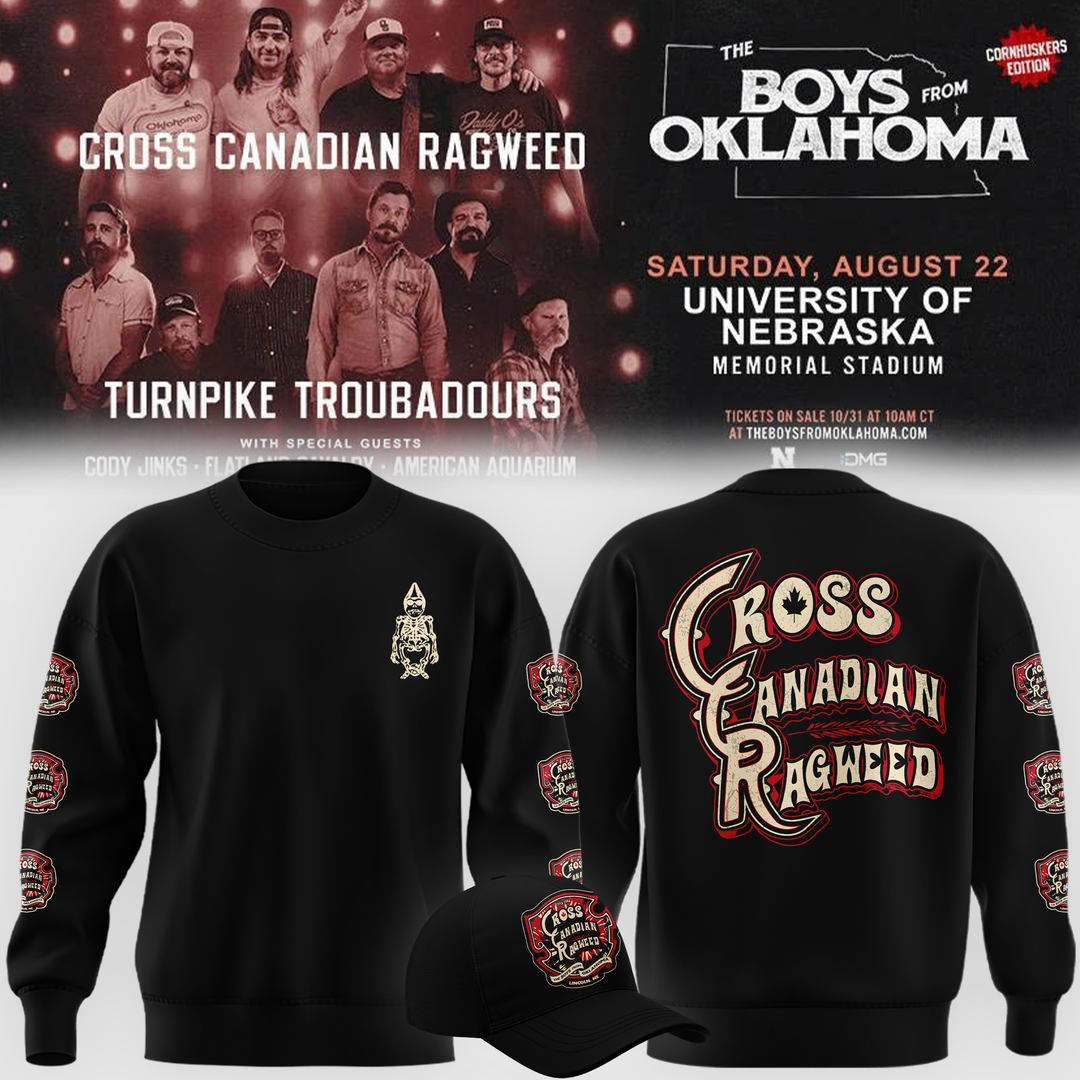 Cross Canadian Ragweed x Nebraska 2026 Sweatshirt