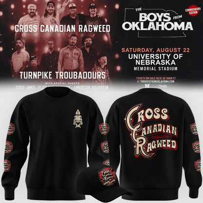 Cross Canadian Ragweed x Nebraska 2026 Sweatshirt