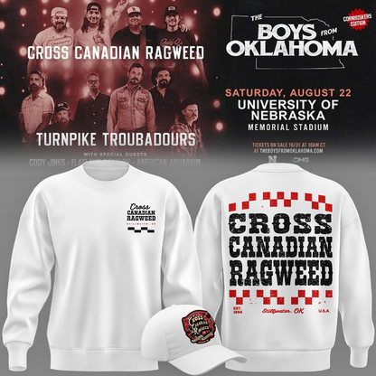 01.Cross Canadian Ragweed x Nebraska 2026 Sweatshirt