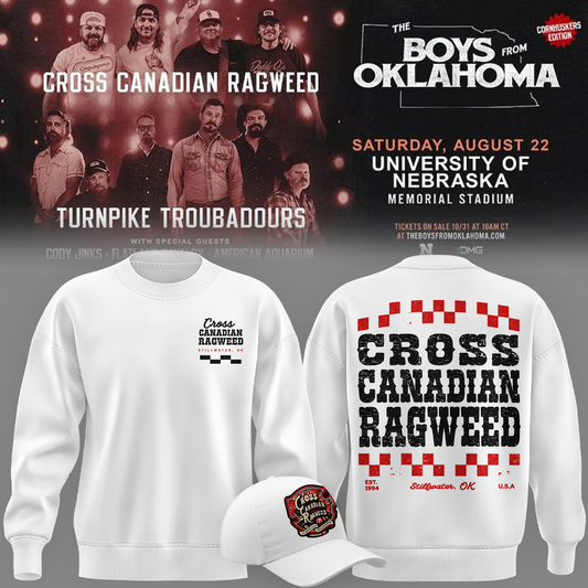 01.Cross Canadian Ragweed x Nebraska 2026 Sweatshirt