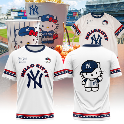12. New York Yankees x Hello Kitty Game Night 2026 T-Shirt