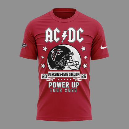 01.04. Special Mascots Atlanta Falcons x AC/DC - Power Up Tour 2026 T-Shirt