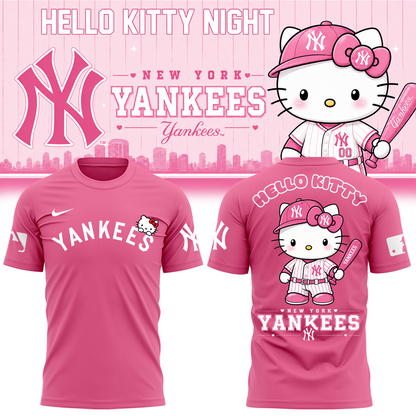 Hello Kitty x New York Yankees T-Shirt – Cute Baseball Fan Edition