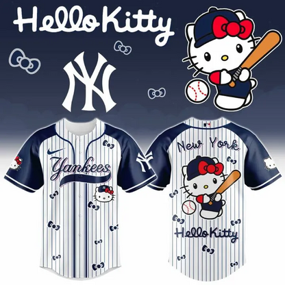 35. Perfect Jersey New York Yankees x Hello Kitty Game Night 2026 Baseball Graphic Jersey