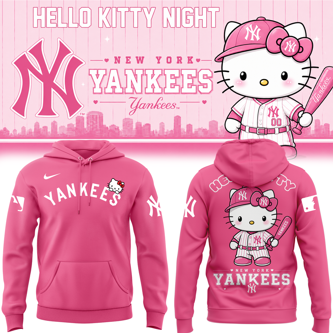 Hello Kitty x New York Yankees hoodie – Cute Baseball Fan Edition