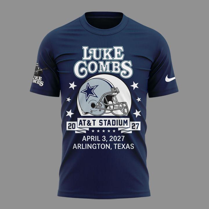 03. Luke Combs x Dallas Cowboys - My Kinda Saturday Night Tour 2027 T-Shirt