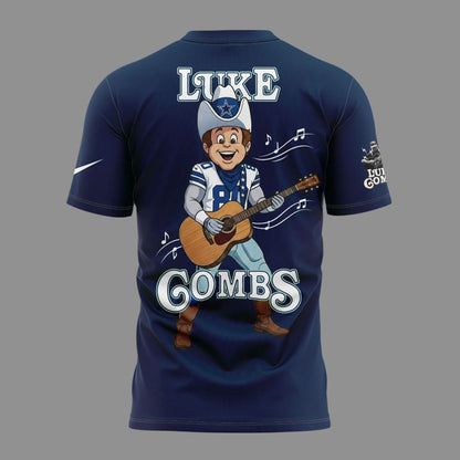 12. Limited Edition Luke Combs x Dallas Cowboys - My Kinda Saturday Night Tour 2027 T-Shirt
