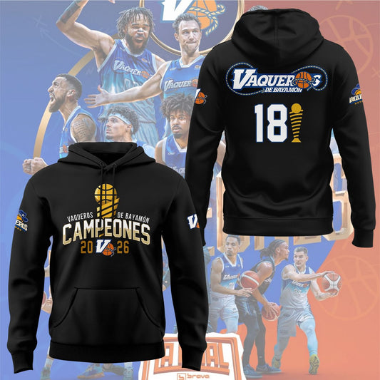 09. Champions Vaqueros de Bayamón 2026 Hoodie