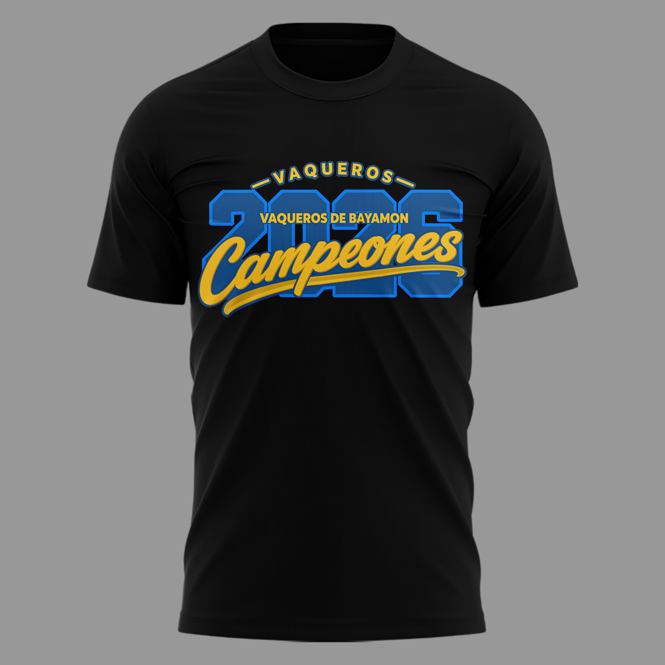 01.Vaqueros de Bayamón 2026 BSN Champions T-shirt