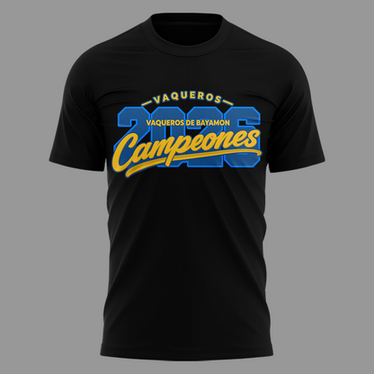01.Vaqueros de Bayamón 2026 BSN Champions T-shirt