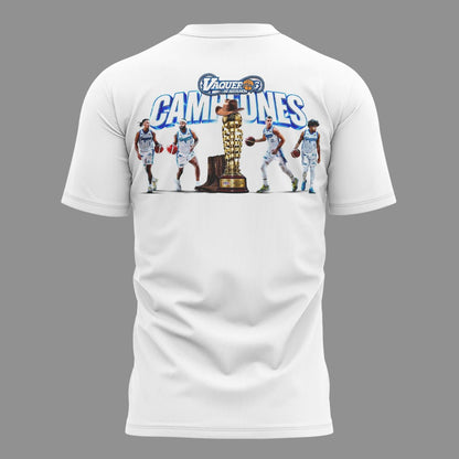 01. White Shirt Champions 2026 Vaqueros de Bayamón T-Shirt