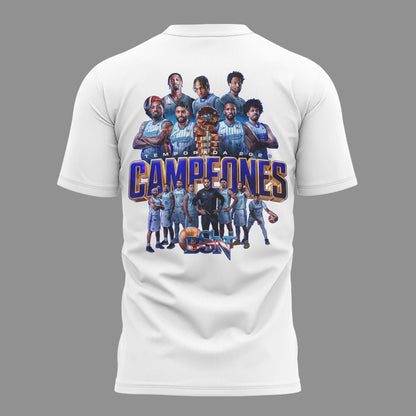 001. Champions White Shirt Vaqueros de Bayamón 2026 T-Shirt