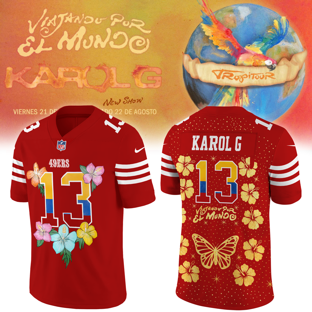 2026 Exclusive San Francisco 49ers x Karol G Football Jersey