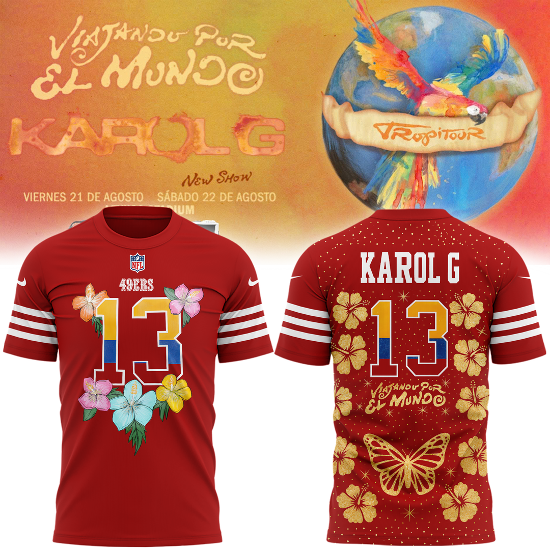 2026 Exclusive San Francisco 49ers x Karol G T-Shirt