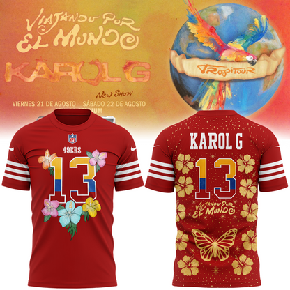 2026 Exclusive San Francisco 49ers x Karol G T-Shirt