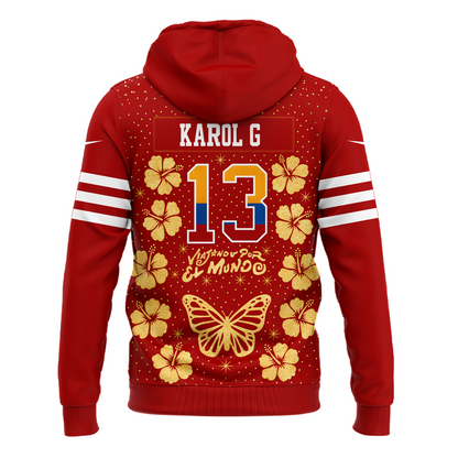 2026 Exclusive San Francisco 49ers x Karol G Hoodie