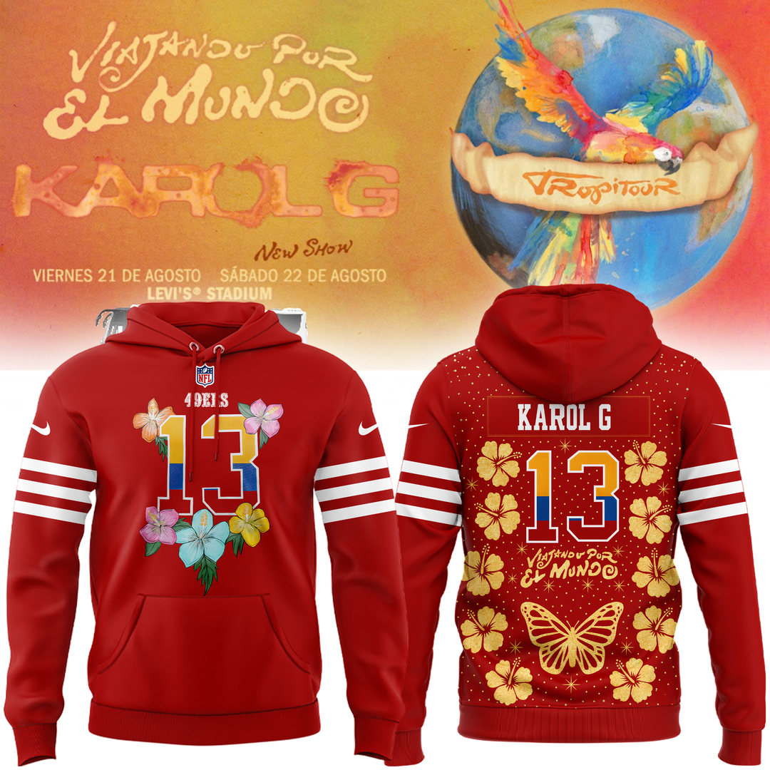 2026 Exclusive San Francisco 49ers x Karol G Hoodie