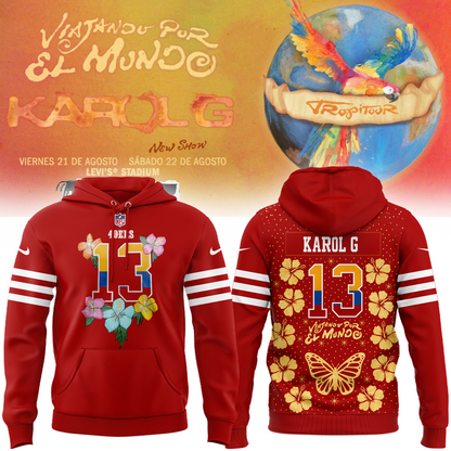 2026 Exclusive San Francisco 49ers x Karol G Hoodie