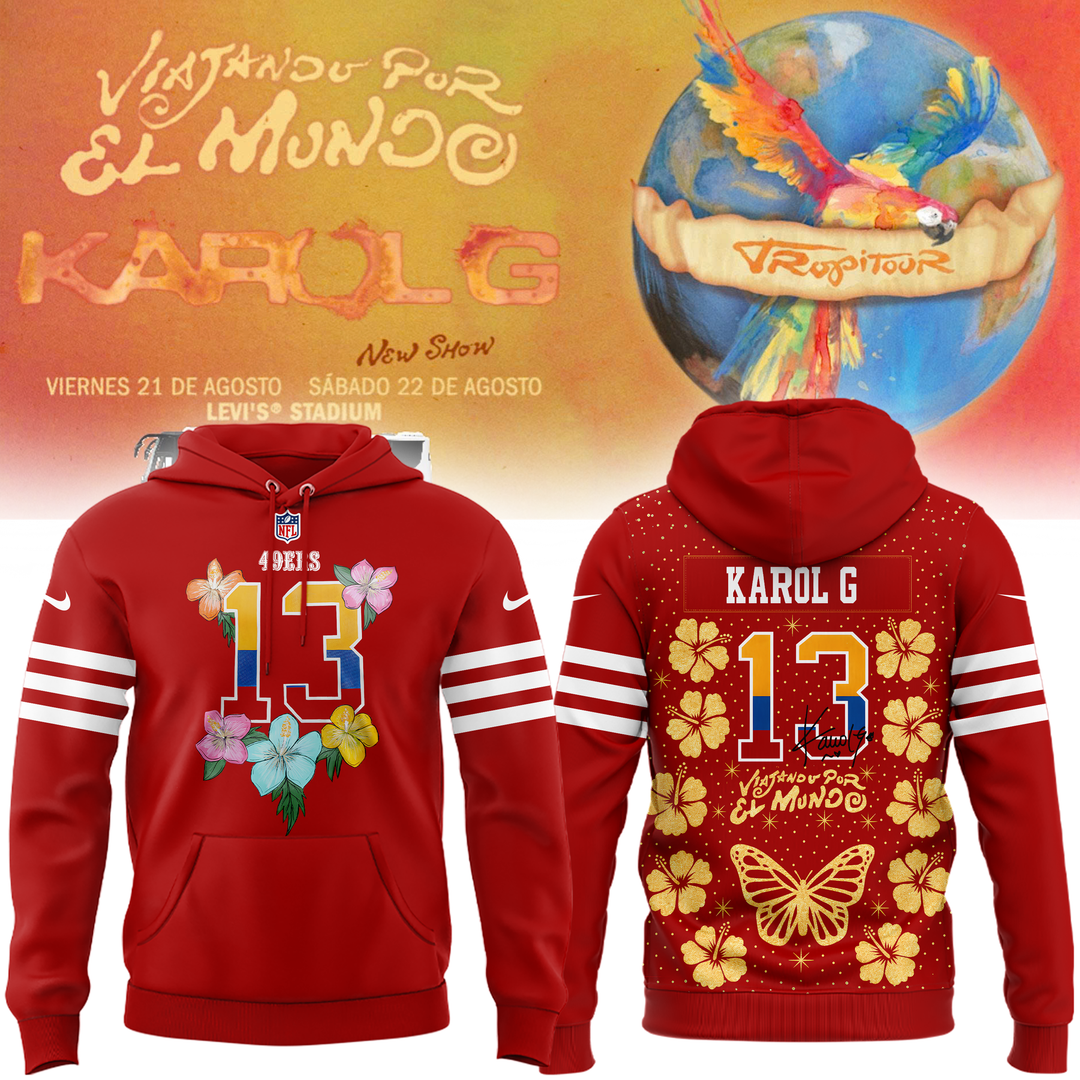 2026 Exclusive San Francisco 49ers x Karol G Signature Hoodie