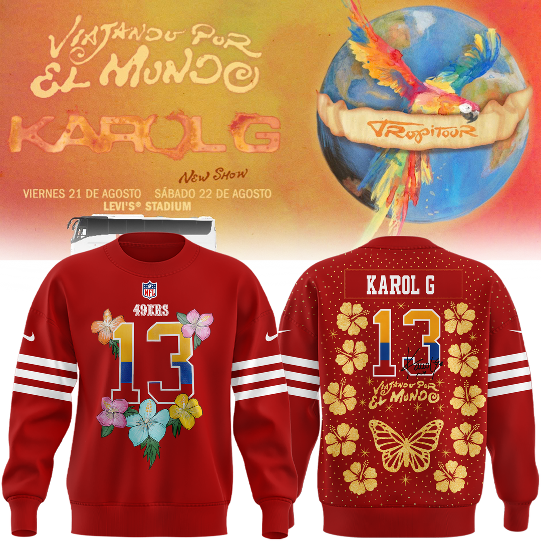 2026 Exclusive San Francisco 49ers x Karol G Signature Sweatshirt