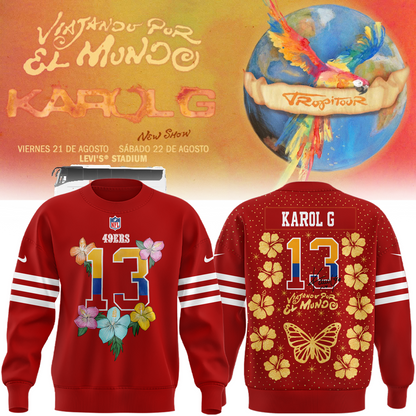 2026 Exclusive San Francisco 49ers x Karol G Signature Sweatshirt