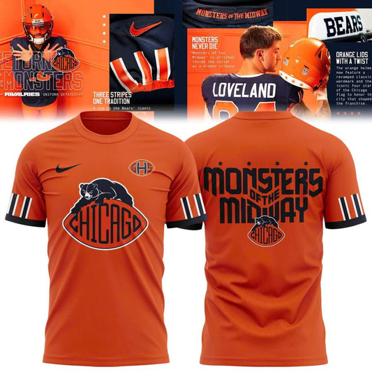 Orange Chicago Bears 2026 Rivalries Special T-shirt