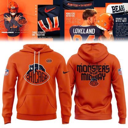 Orange Chicago Bears 2026 Rivalries Special Hoodie