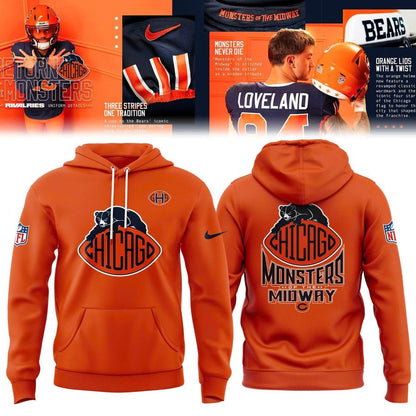 Orange Chicago Bears 2026 Rivalries Special Hoodie