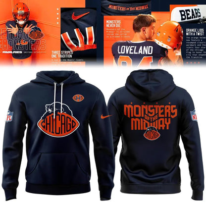 Navy Chicago Bears 2026 Rivalries Special Hoodie