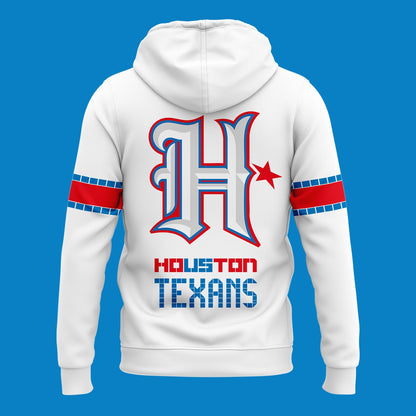 Houston Texans Rivalries By the H. For the H. 2026 Hoodie - White