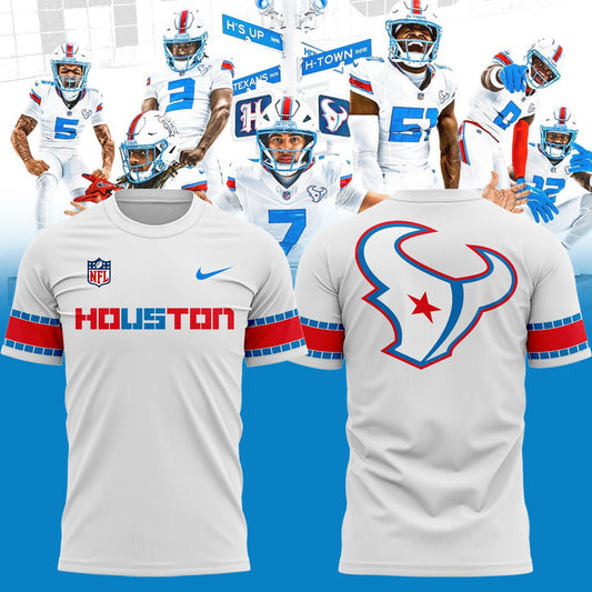 2. Houston Texans Rivalries By the H. For the H. 2026 T-shirt / White