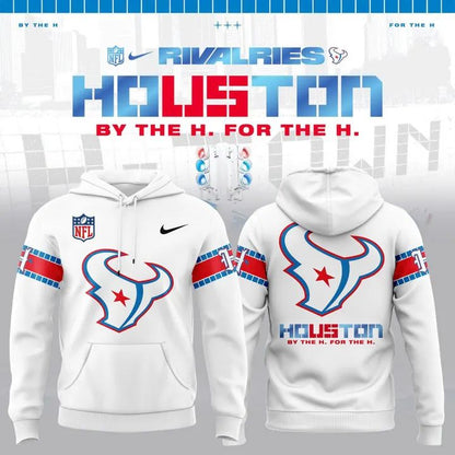 3. Houston Texans Rivalries By the H. For the H. 2026 Hoodie - White