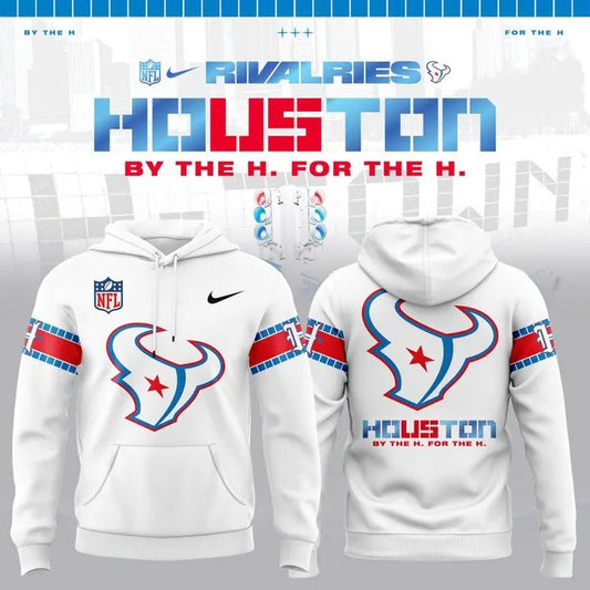 3. Houston Texans Rivalries By the H. For the H. 2026 Hoodie - White