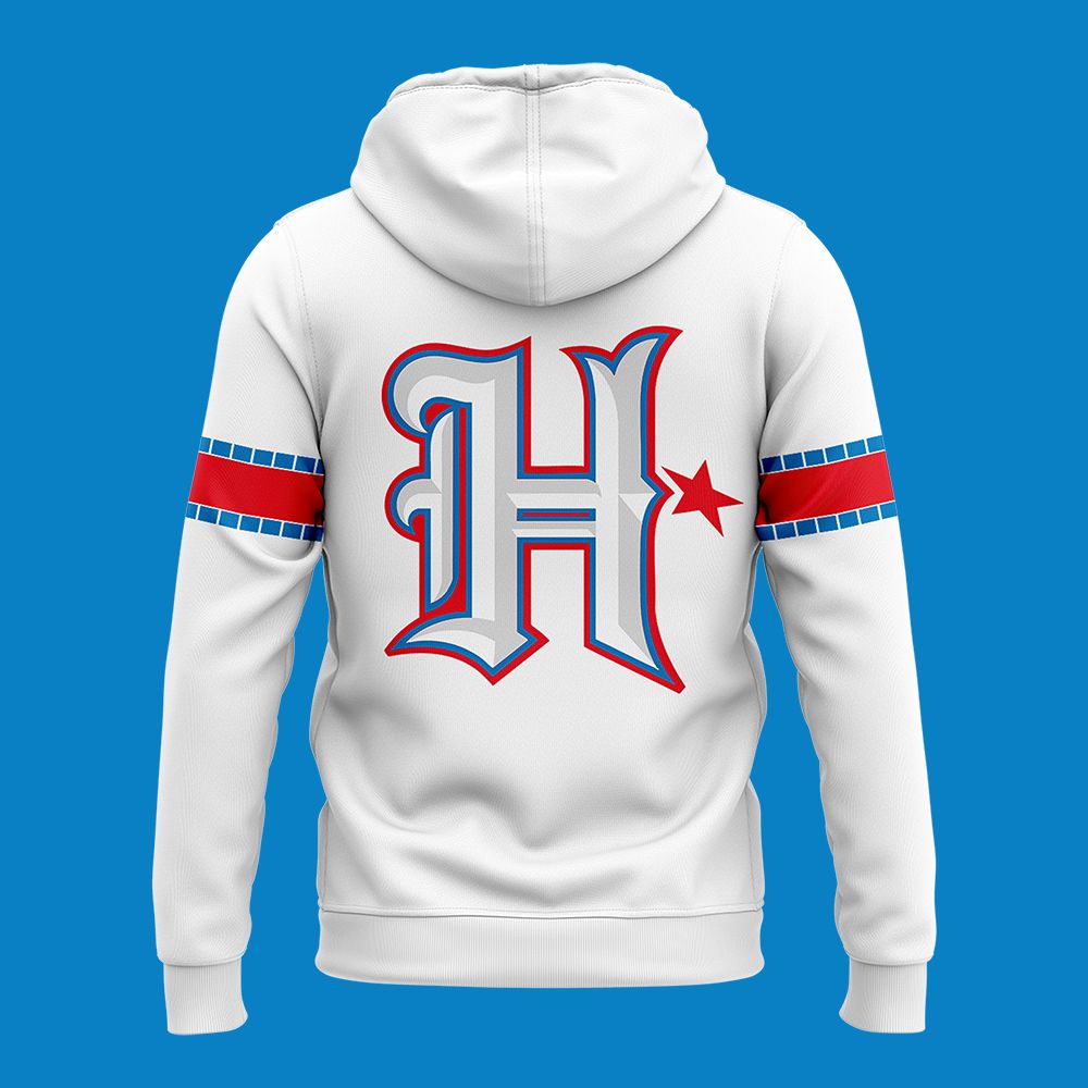 Houston Texans Rivalries By the H. For the H. 2026 Zip Hoodie / White