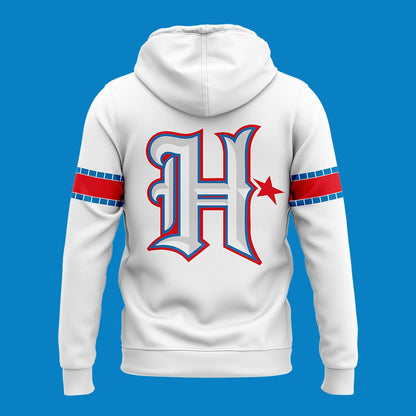 Houston Texans Rivalries By the H. For the H. 2026 Zip Hoodie / White