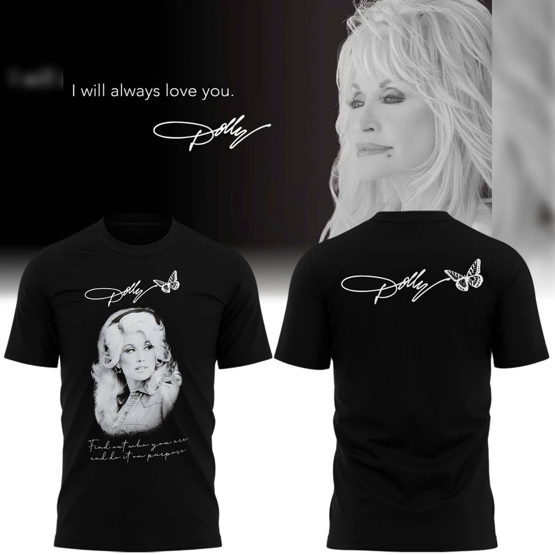 Always Love Dolly Parton Black T-Shirt