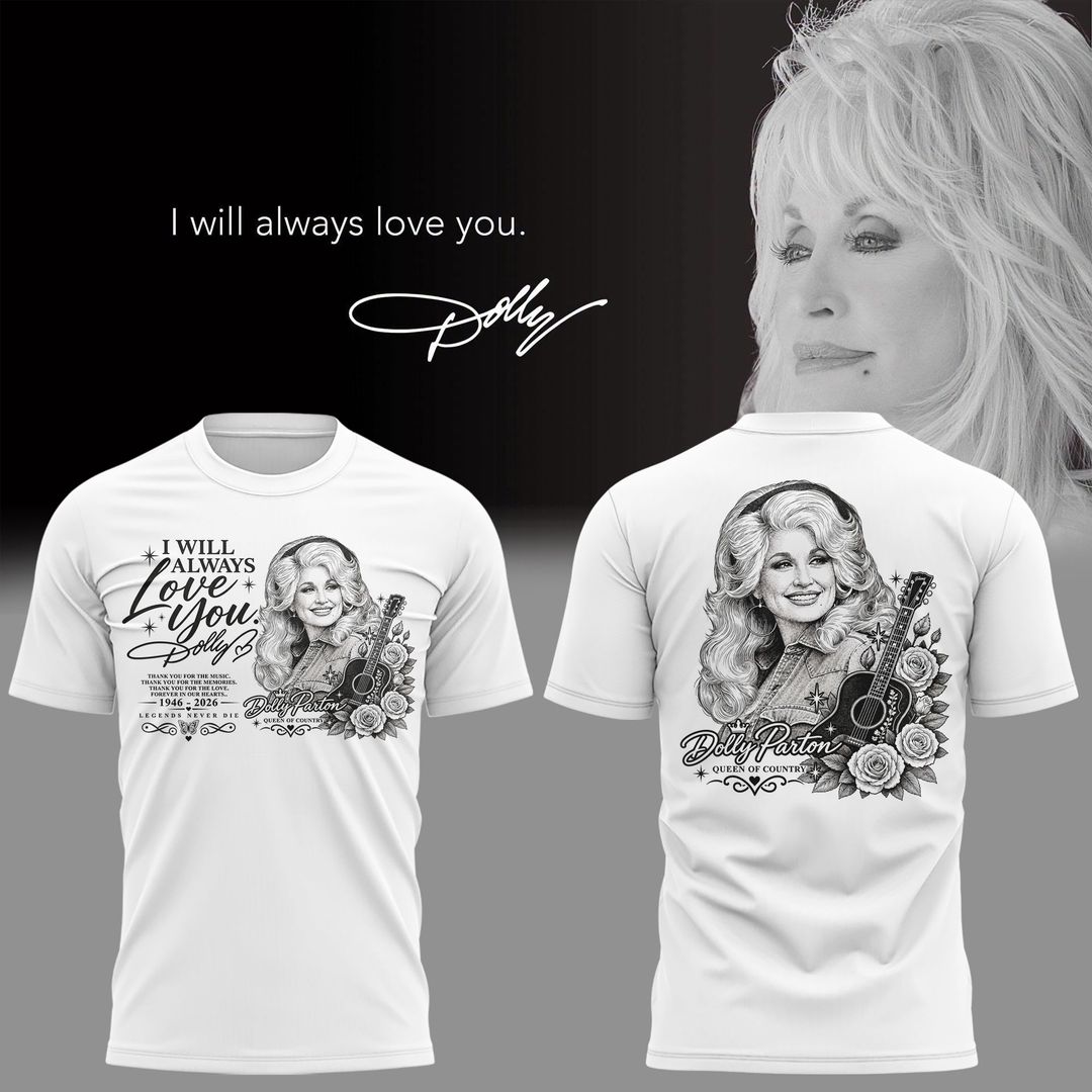 03. White Shirt Dolly Parton Rest In peace 1946-2026 T-Shirt