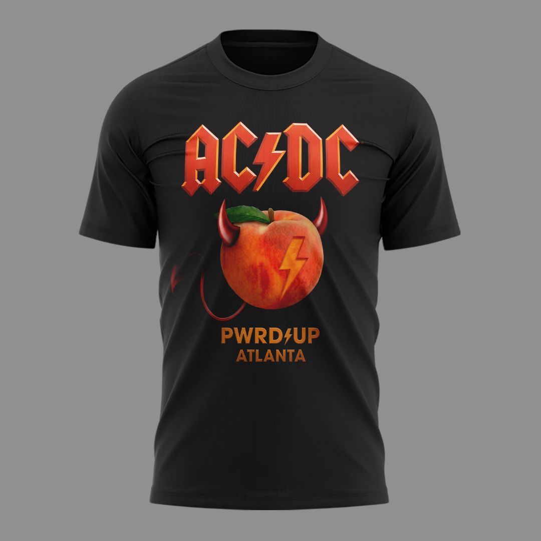 001. Newest Shirt AC/DC - Exclusive Atlanta Event Shirt - Power Up Tour 2026 T-Shirt