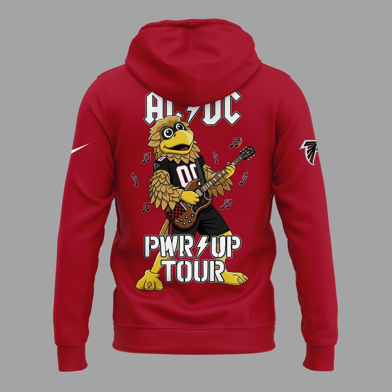 01.22. Special AC/DC x Atlanta Falcons - Power Up Tour 2026 Hoodie