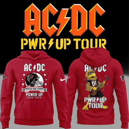 01.22. Special AC/DC x Atlanta Falcons - Power Up Tour 2026 Hoodie