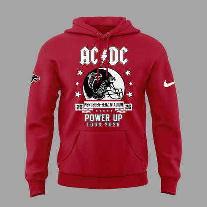 01.22. Special AC/DC x Atlanta Falcons - Power Up Tour 2026 Hoodie