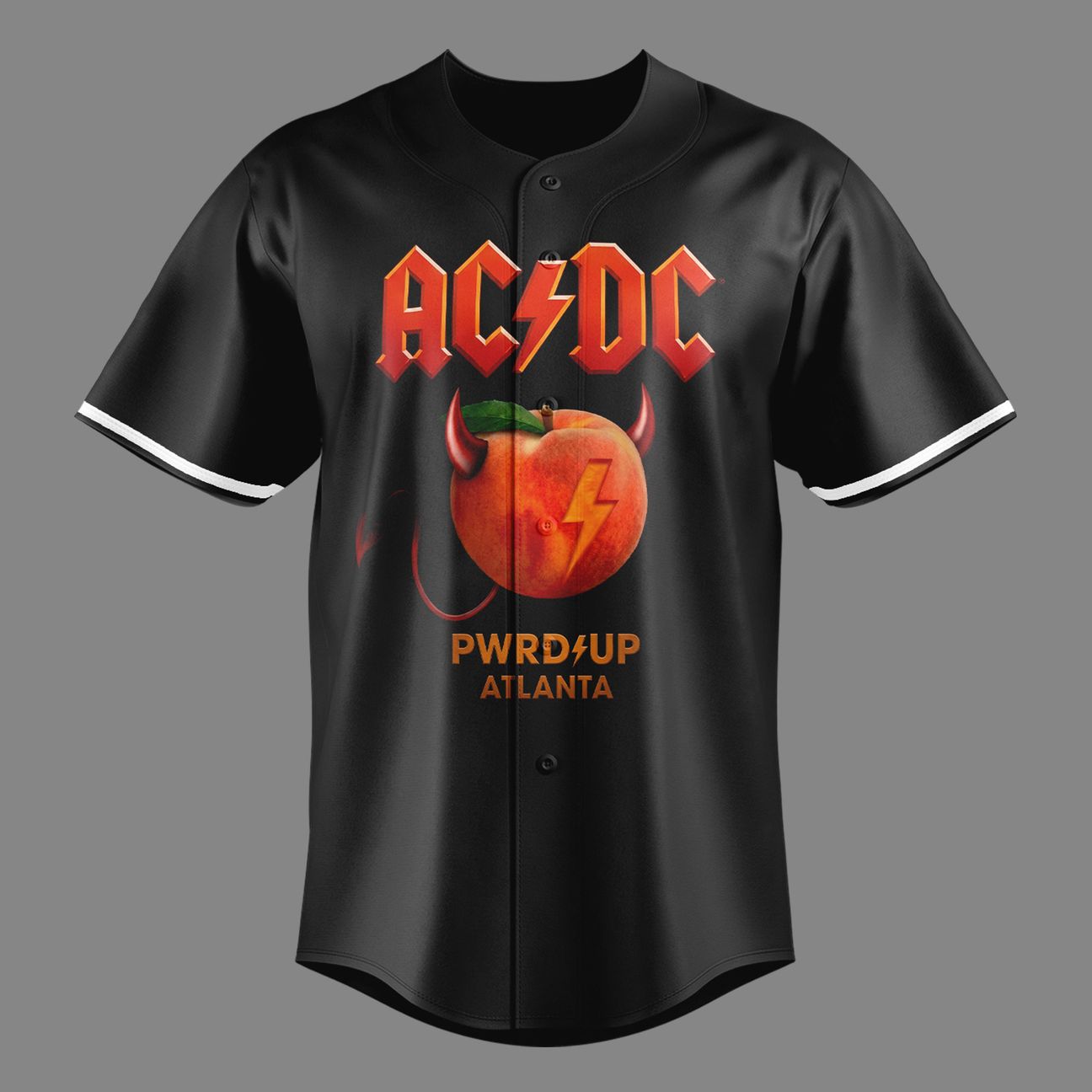 01.23. Limited Edition AC/DC - Exclusive Atlanta Event Shirt - Power Up Tour 2026 Baseball Jersey