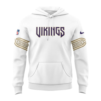 Minnesota Vikings 2026 Rivalry White Hoodie