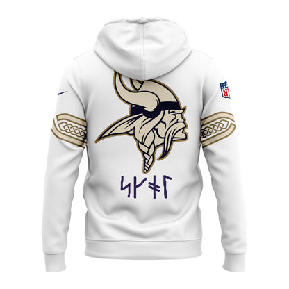 Minnesota Vikings 2026 Rivalry White Hoodie